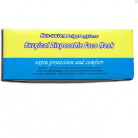 Disposable Surgical 3-ply Face mask Tie-on, Box of 50