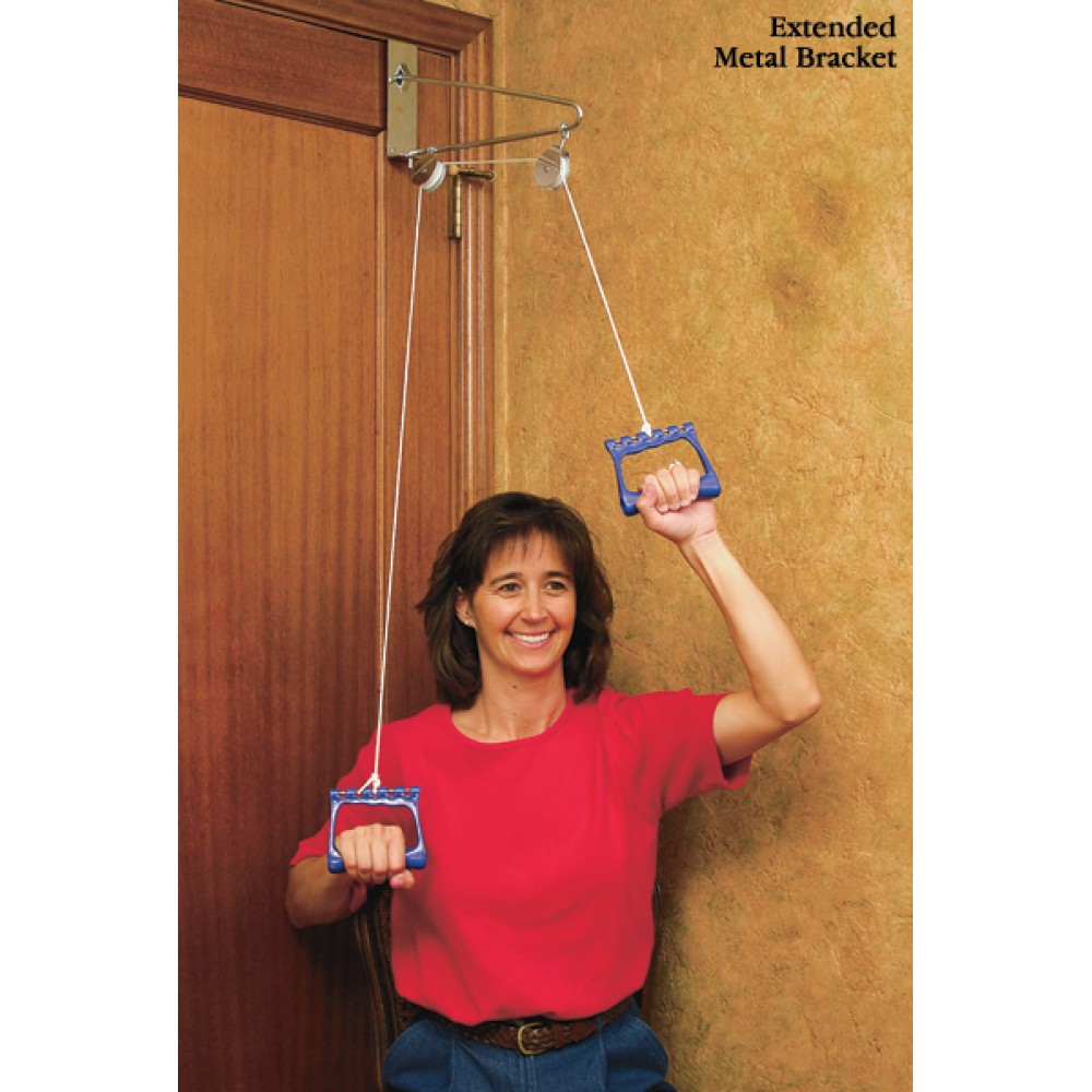 Shoulder Exercise Pulley With Extended Metal Bracket 