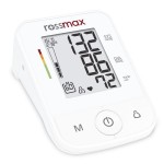 ROSSMAX Blood Pressure Monitor X3 with Irregular Heartbeat Detection (IHB) and Hypertension Risk Indication