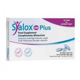 Syalox 300 Plus 20 Tabs Joint Pain and Osteoarthritis Food Supplements