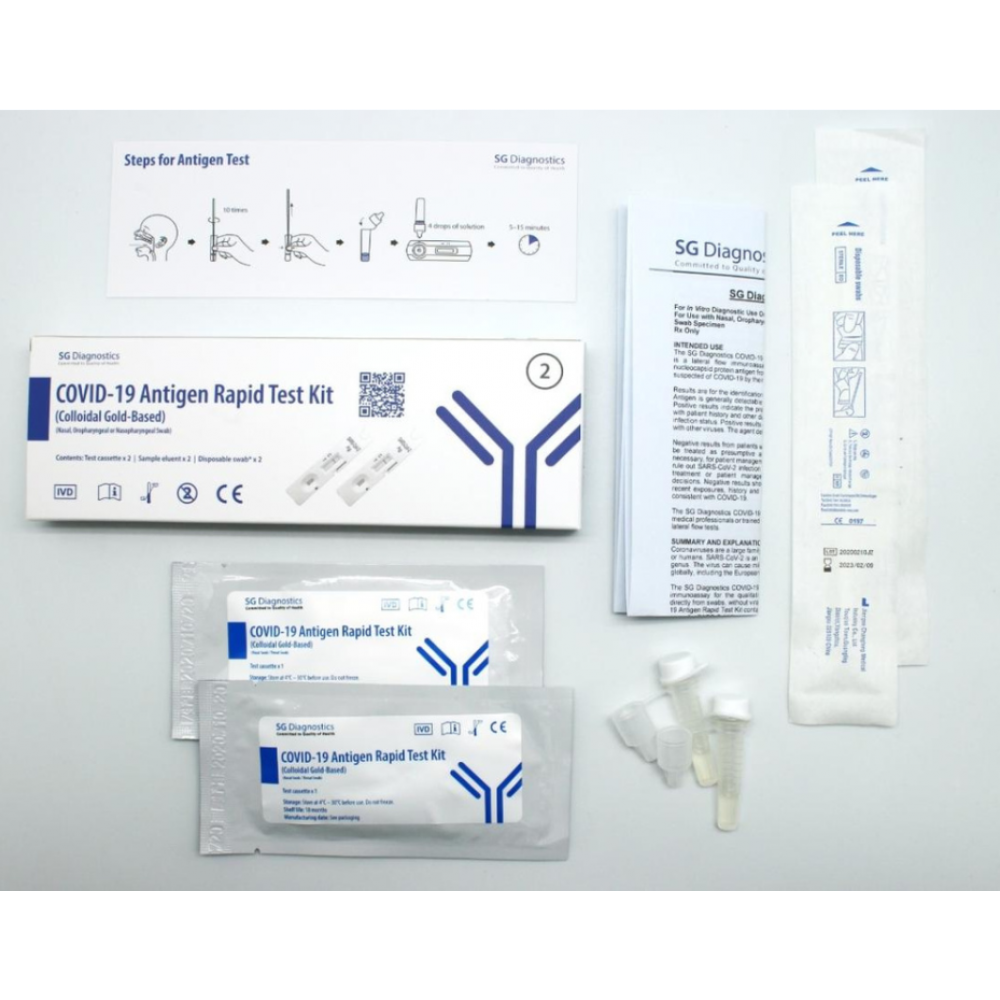 SG Diagnostic Antigen Rapid Test Kit (ART) For COVID-19 (For Professional Use)   Out of stock