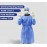 General Nursing Isolation Gown (AAMI Level 2) Blue, 125cm X 140cm, 10pc