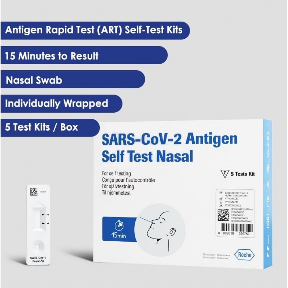 ROCHE SD Biosensor SARS-CoV-2 Antigen Self-Test Nasal