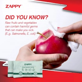 Zappy All Natural Biodegradable Food Contact Wipes