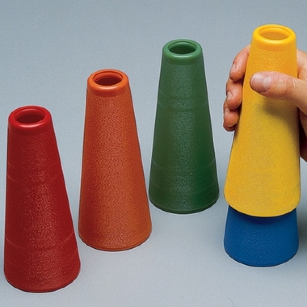 Economy Plastic Stacking Cones for Rehabilitation, Pack of 30