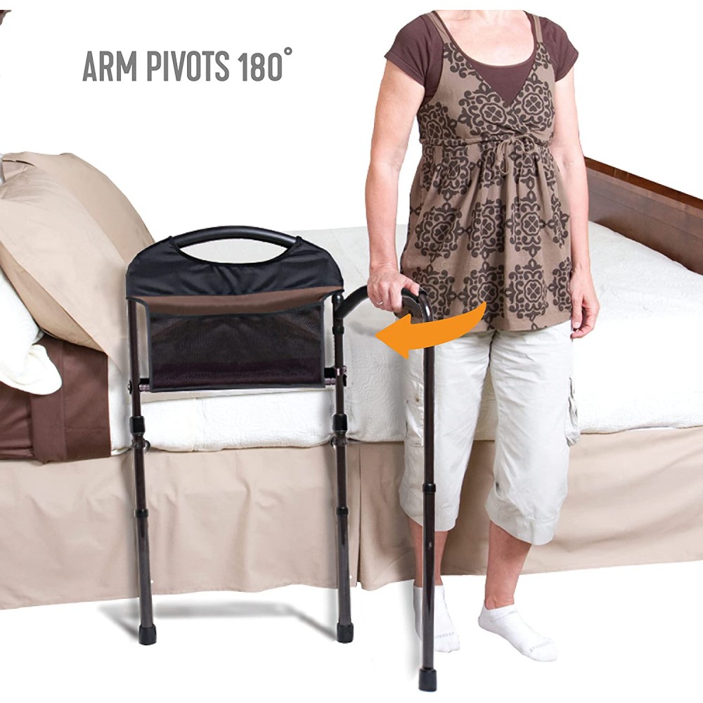 Stander Mobility Bed Rail For Elderly Fall Prevention - Bed Railing ...