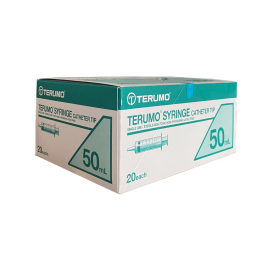 Terumo Syringe 50ml With Catheter Tip , Box of 20 , Tube Feeding