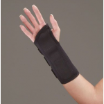 DeRoyal D-Ring Wrist Splint (Black), Wrist Brace