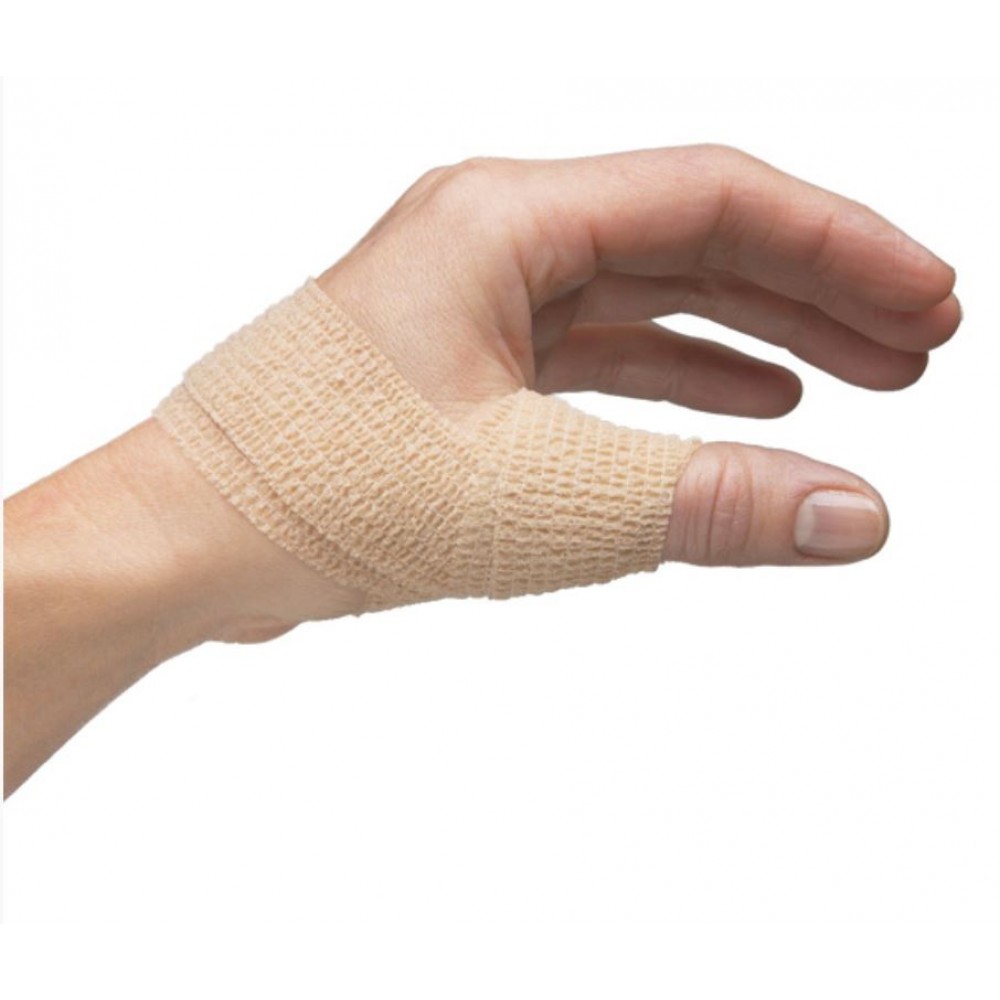 Dema Wrap Cohesive Bandage Coban (Regular, Beige)