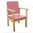Fu Kang Wooden Rehab Geriatric Chair Non Reclining