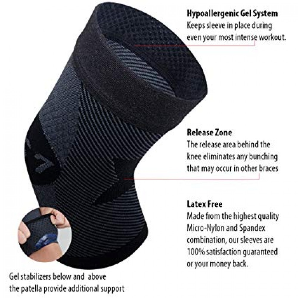Orthosleeve KS7 Compression Sleeve, Graduated Compression for the Knee