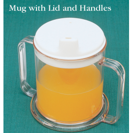 Mug with Lid and Handles 