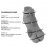 OS1st BR4 Bunion Relief Sock Black Pkt 2