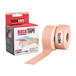 RockTape Kinesio Tape - 2.5cm x 5m (2 Rolls), Kinesiology Sports Tape
