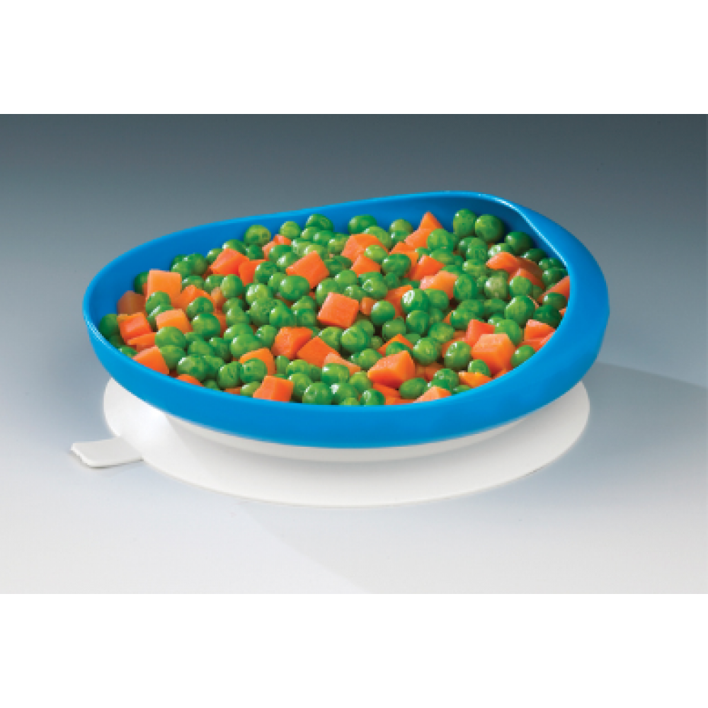Ableware Scooper Plate with Suction Cup Base 