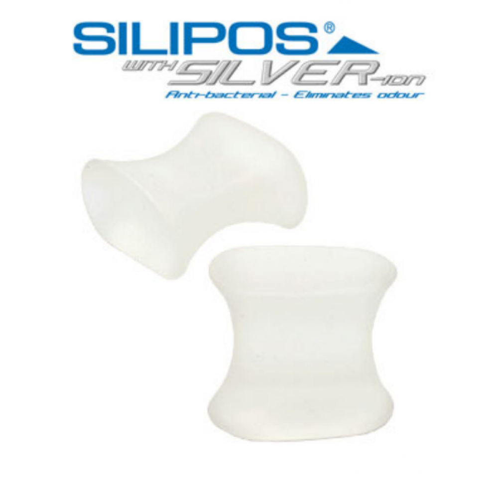 Silipos Gel Toe Spreaders - Toe Spacer - Anti-Bacterial with