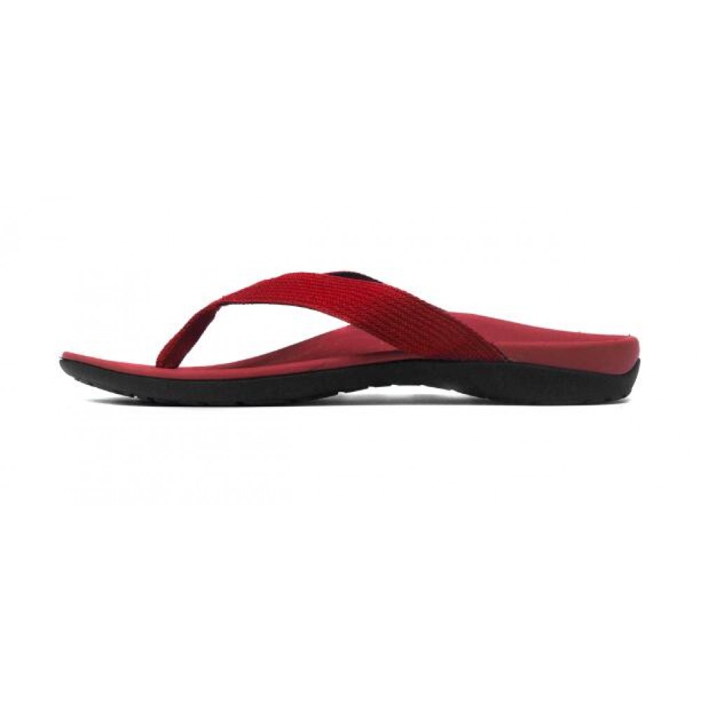 Red flip 2025 flop sandals