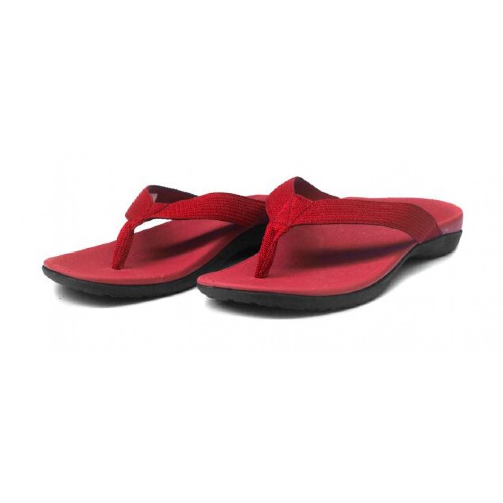 AXIGN Flip Flops Footwear, Red - Axign Orthopedic Footwear - Flip Flops ...