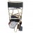 ShowerBuddy Foldable Mobile Shower Commode Chair  SB7e