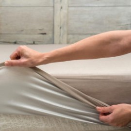 Noche Noche Waterproof Breathable Bed Sheet, Super Single
