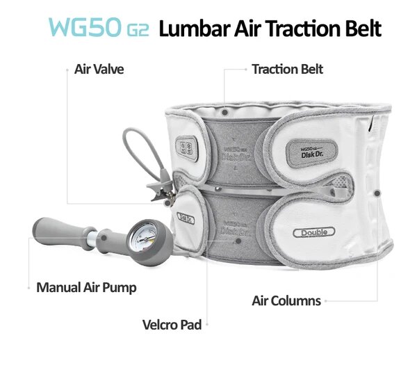 WG50G2 Lumbar Air Traction Belt Disk Dr