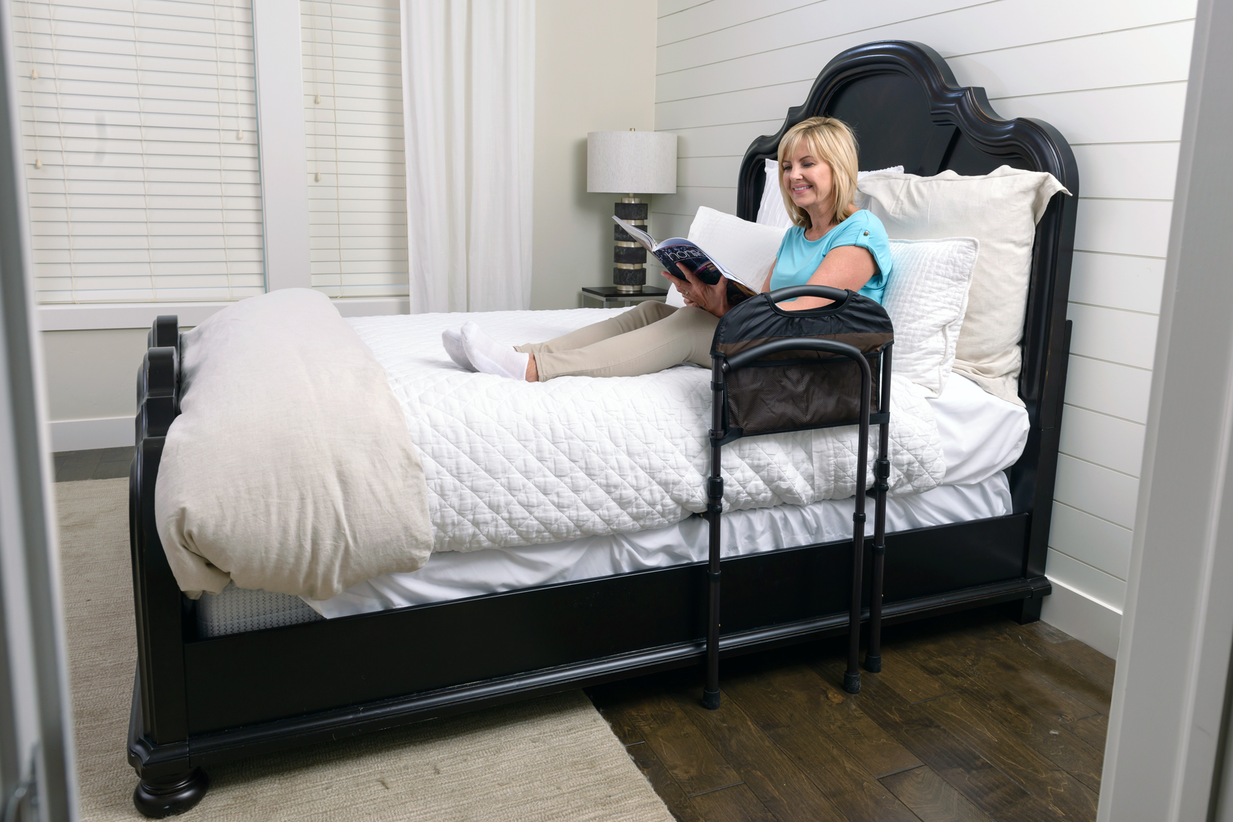 Stander Mobility Bed Rail For Elderly Fall Prevention - Bed Railing with Support - Fu Kang Healthcare Shop Online